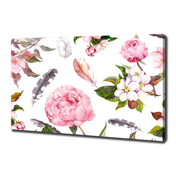 Canvas wall art Floral pattern