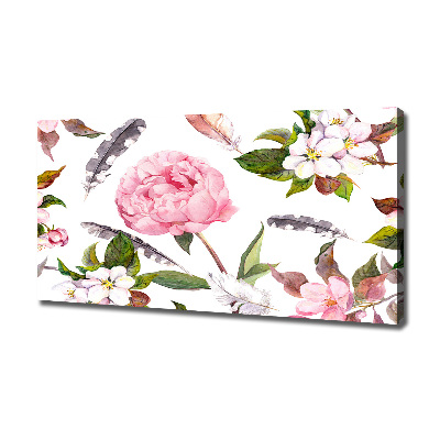 Canvas wall art Floral pattern