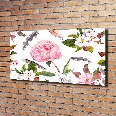 Canvas wall art Floral pattern