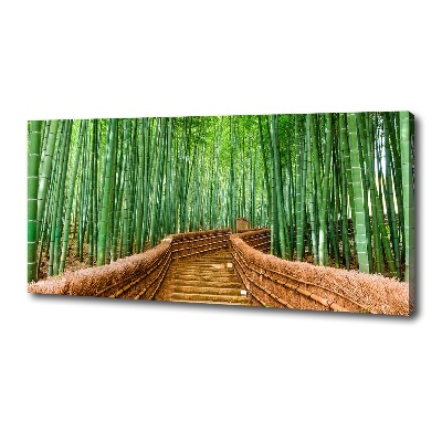 Canvas wall art Bamboo forest