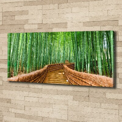 Canvas wall art Bamboo forest