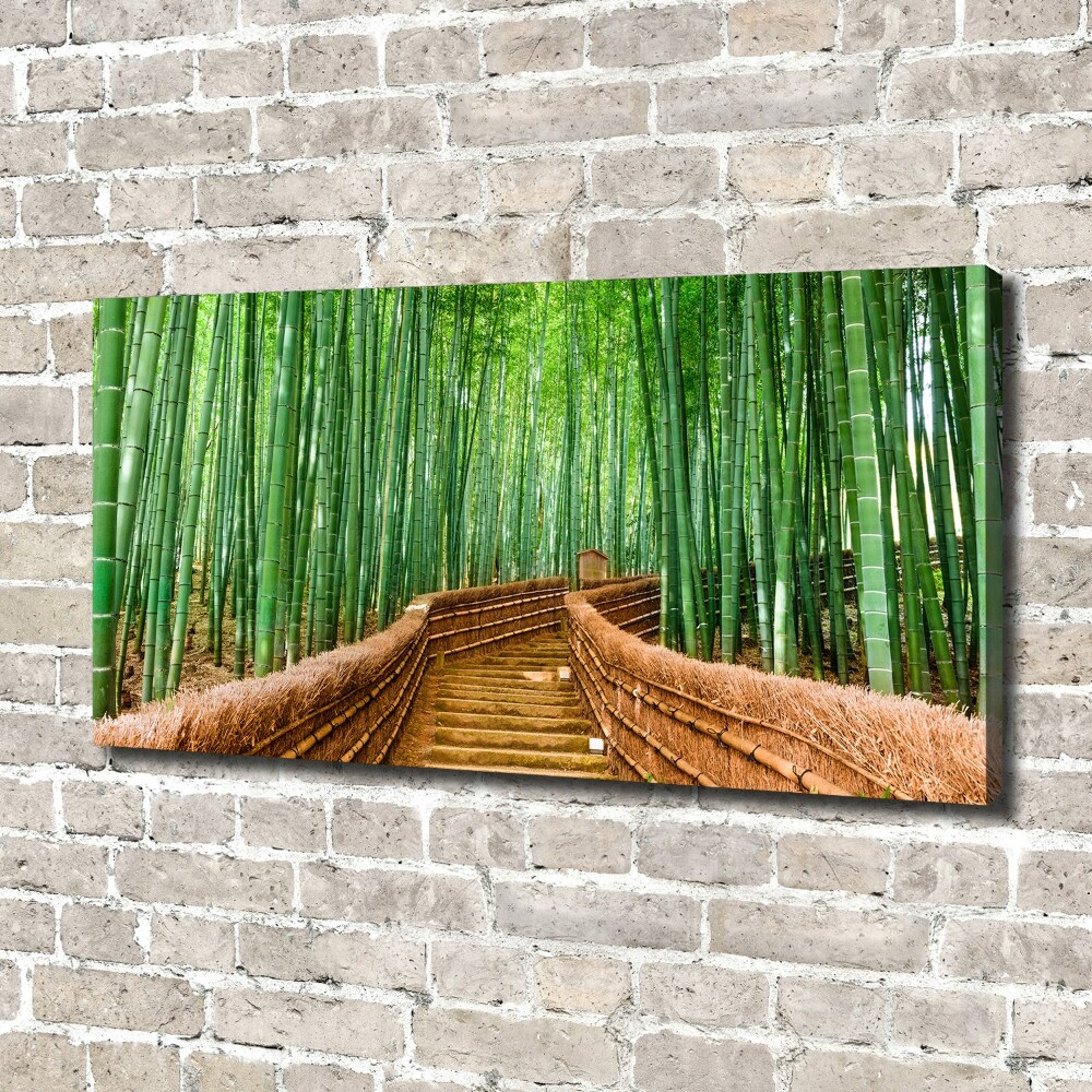 Canvas wall art Bamboo forest