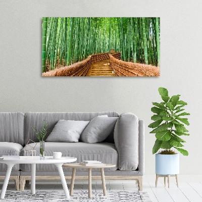 Canvas wall art Bamboo forest