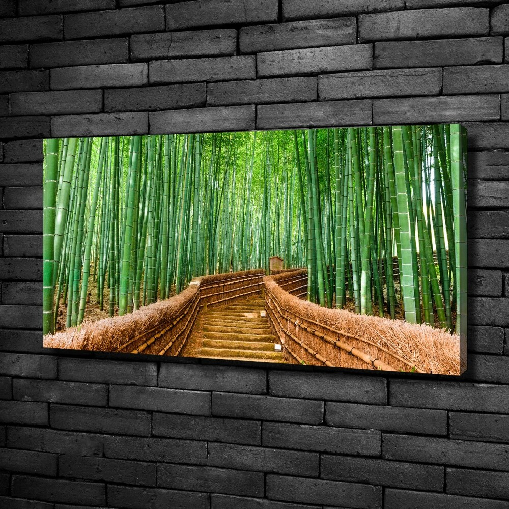 Canvas wall art Bamboo forest