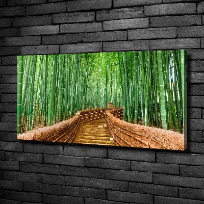 Canvas wall art Bamboo forest