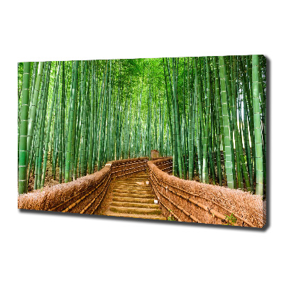 Canvas wall art Bamboo forest