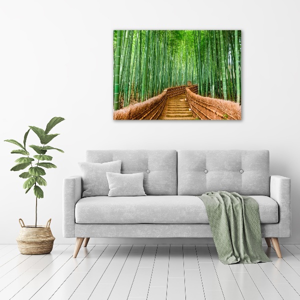 Canvas wall art Bamboo forest