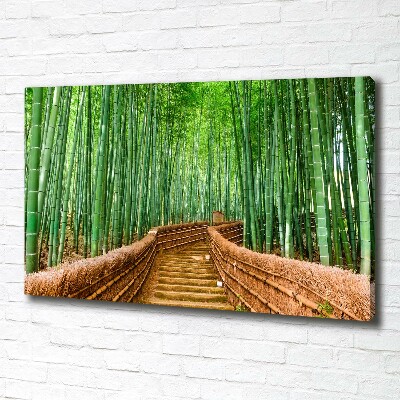 Canvas wall art Bamboo forest