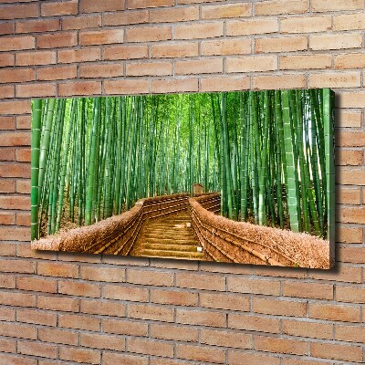 Canvas wall art Bamboo forest