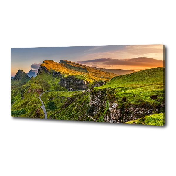 Canvas wall art Scotland Hills