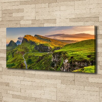 Canvas wall art Scotland Hills