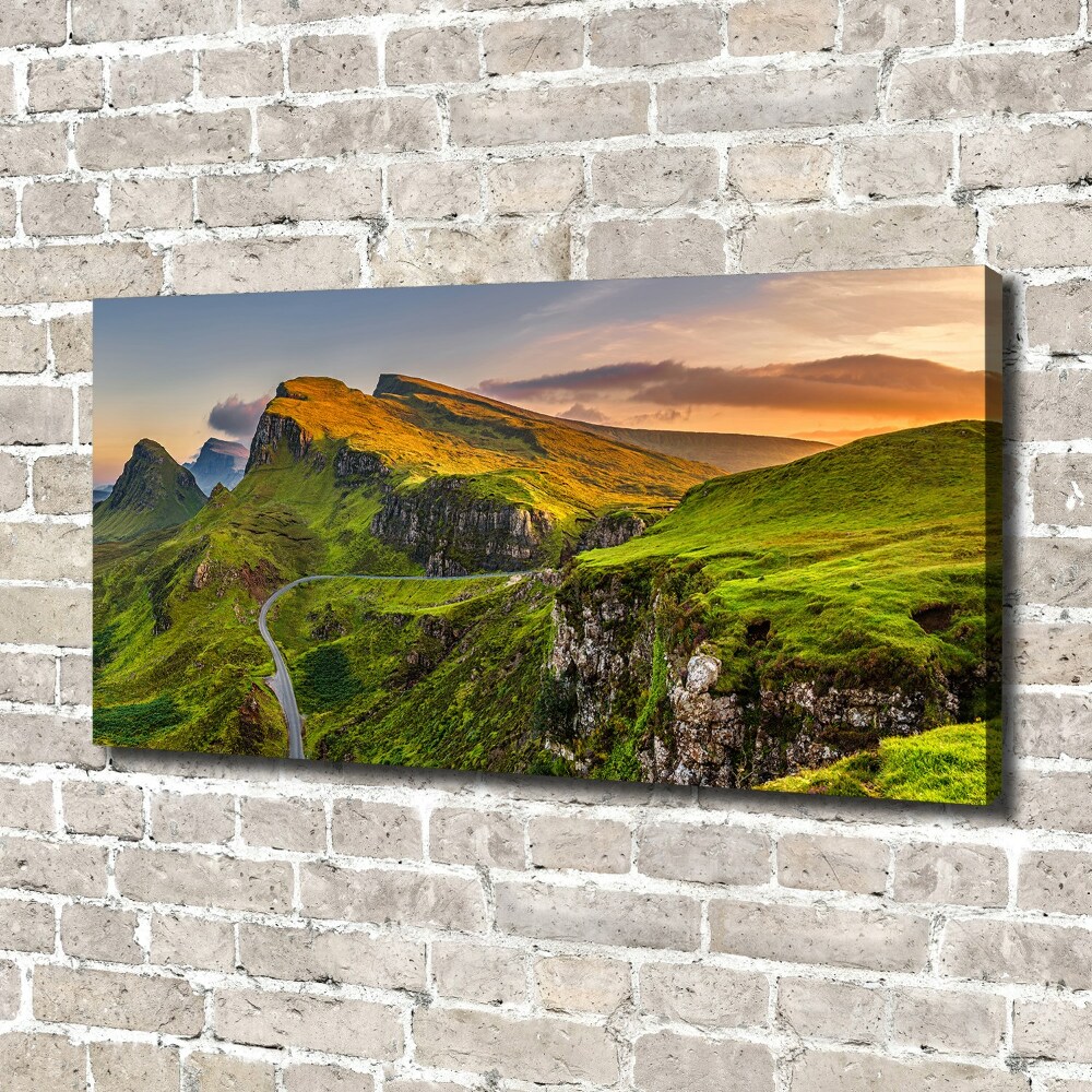 Canvas wall art Scotland Hills