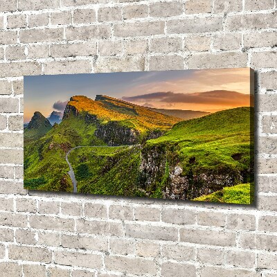 Canvas wall art Scotland Hills