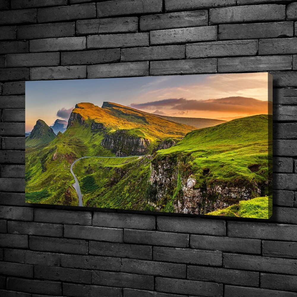 Canvas wall art Scotland Hills