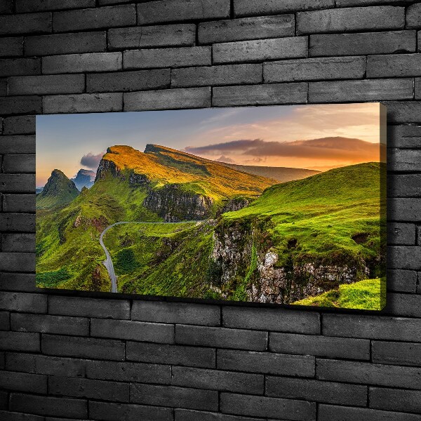 Canvas wall art Scotland Hills