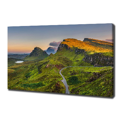 Canvas wall art Scotland Hills