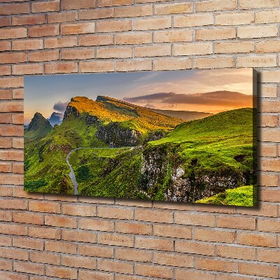 Canvas wall art Scotland Hills