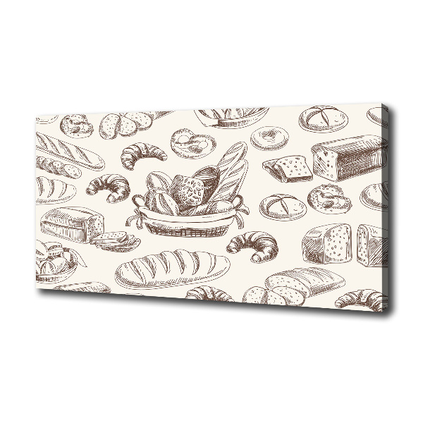 Canvas wall art Bread