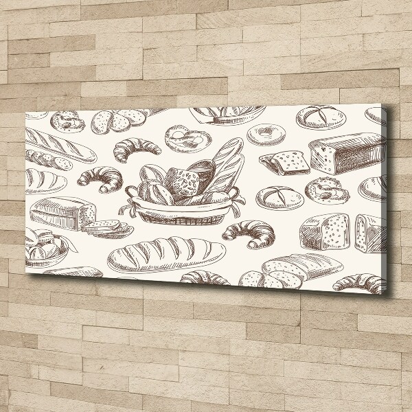 Canvas wall art Bread