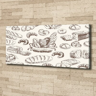 Canvas wall art Bread