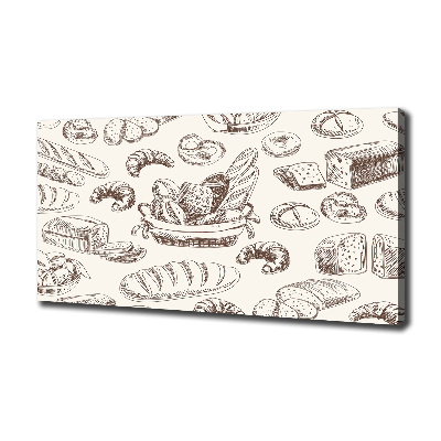 Canvas wall art Bread