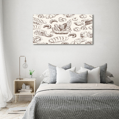 Canvas wall art Bread