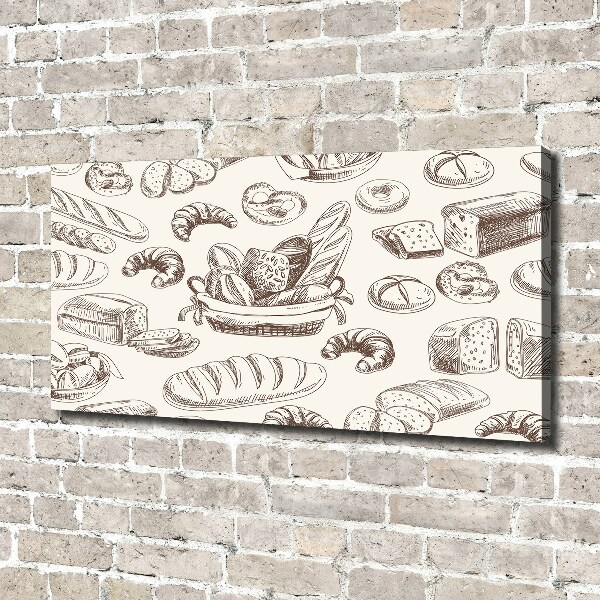 Canvas wall art Bread