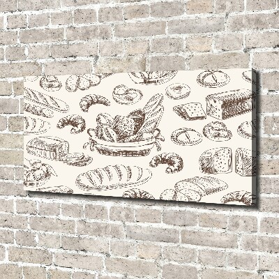 Canvas wall art Bread