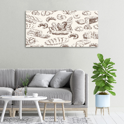 Canvas wall art Bread