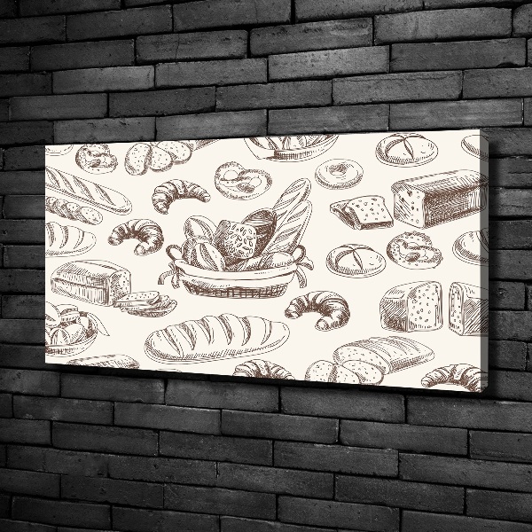 Canvas wall art Bread