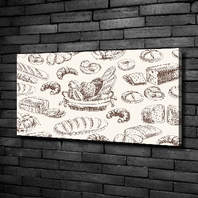 Canvas wall art Bread