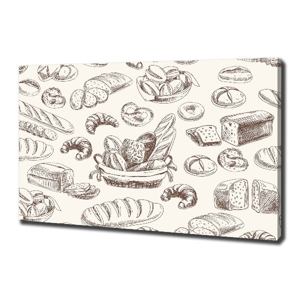 Canvas wall art Bread