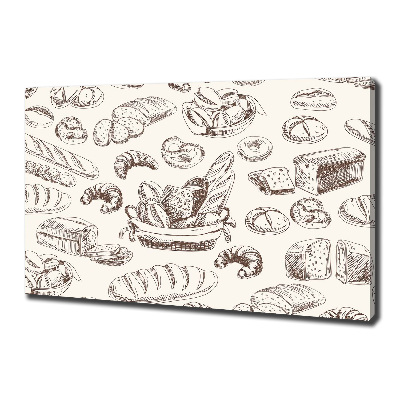 Canvas wall art Bread