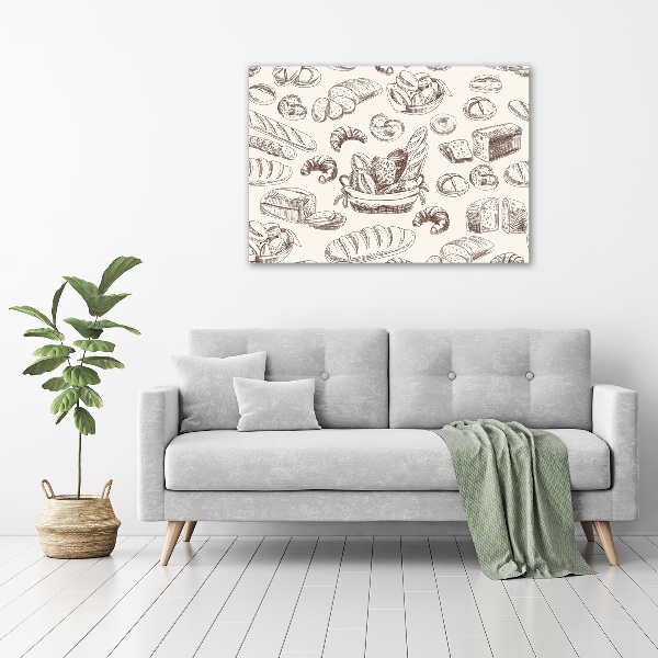 Canvas wall art Bread