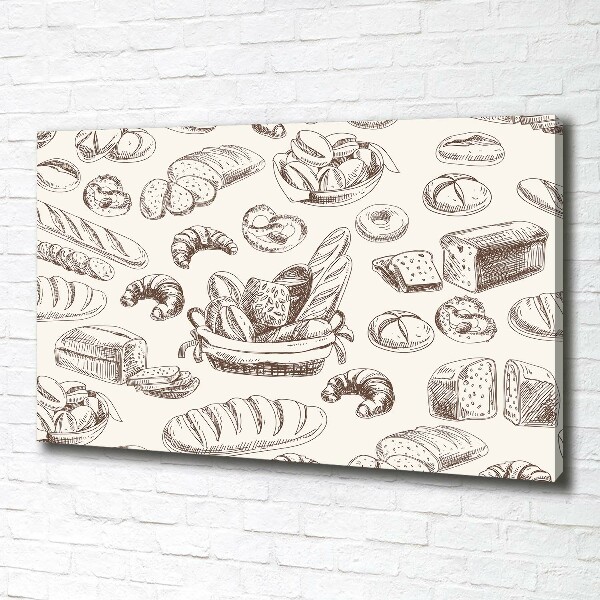 Canvas wall art Bread