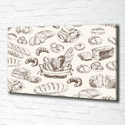 Canvas wall art Bread