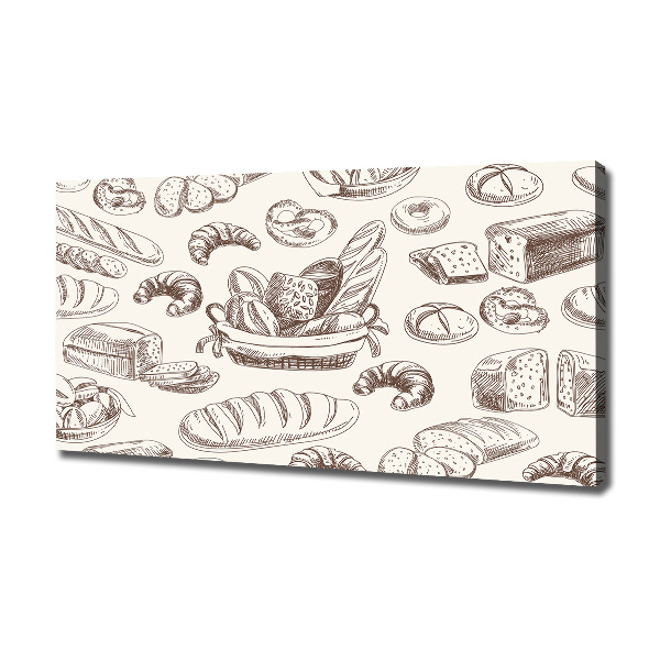 Canvas wall art Bread