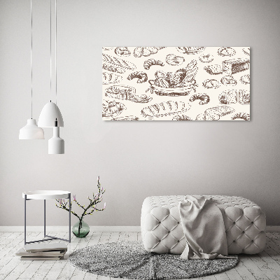 Canvas wall art Bread