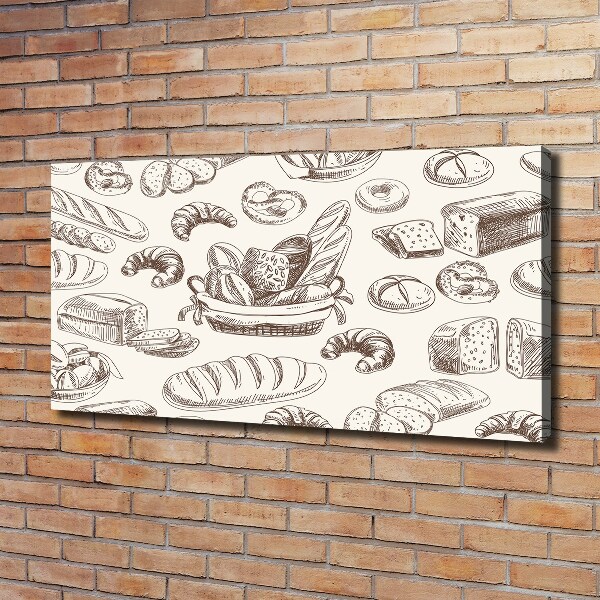 Canvas wall art Bread