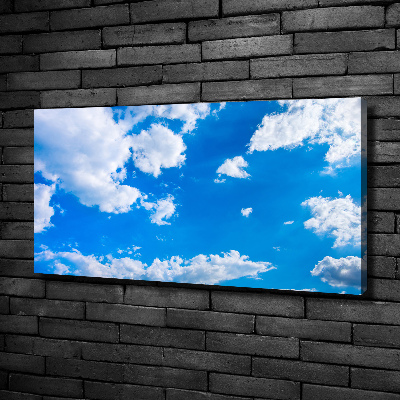 Canvas wall art Clouds in the sky