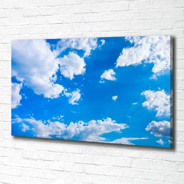 Canvas wall art Clouds in the sky