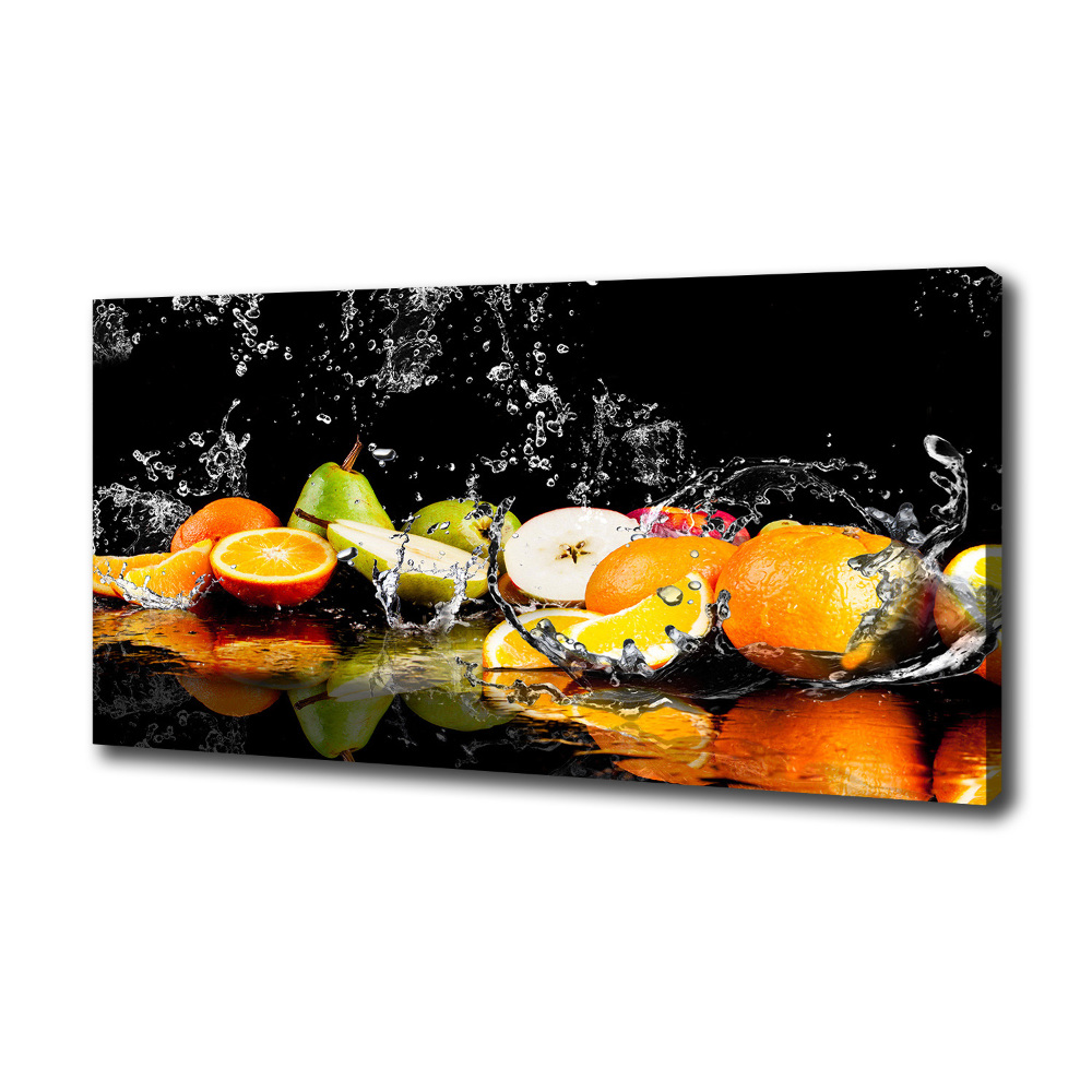 Canvas wall art Fruit and water