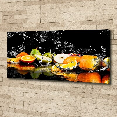 Canvas wall art Fruit and water