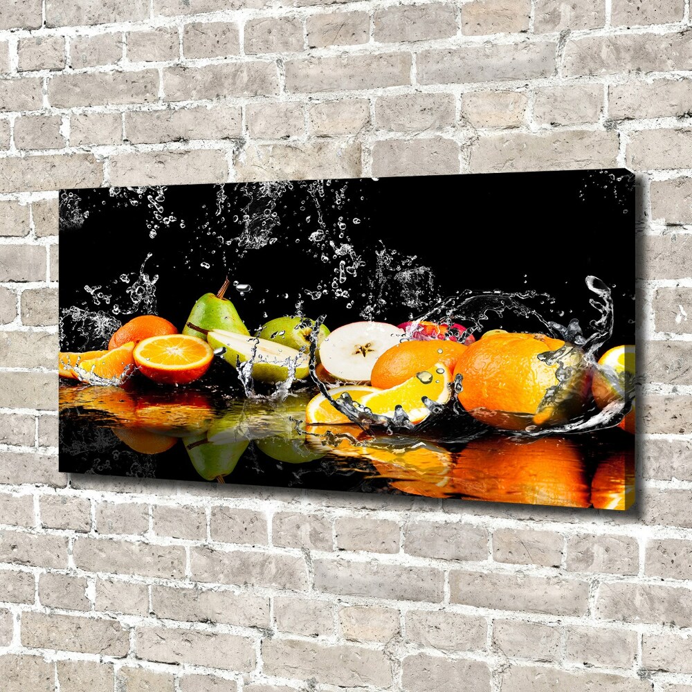 Canvas wall art Fruit and water