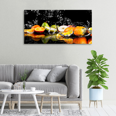 Canvas wall art Fruit and water