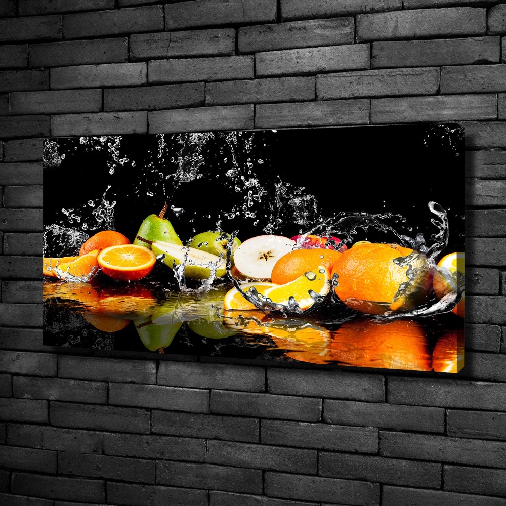 Canvas wall art Fruit and water