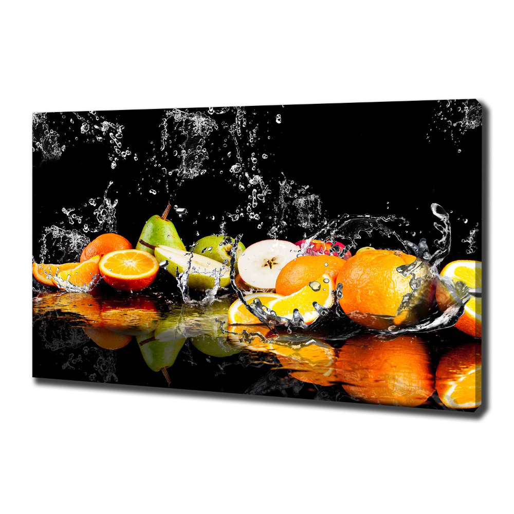 Canvas wall art Fruit and water