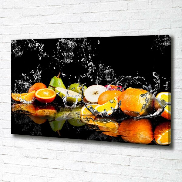 Canvas wall art Fruit and water