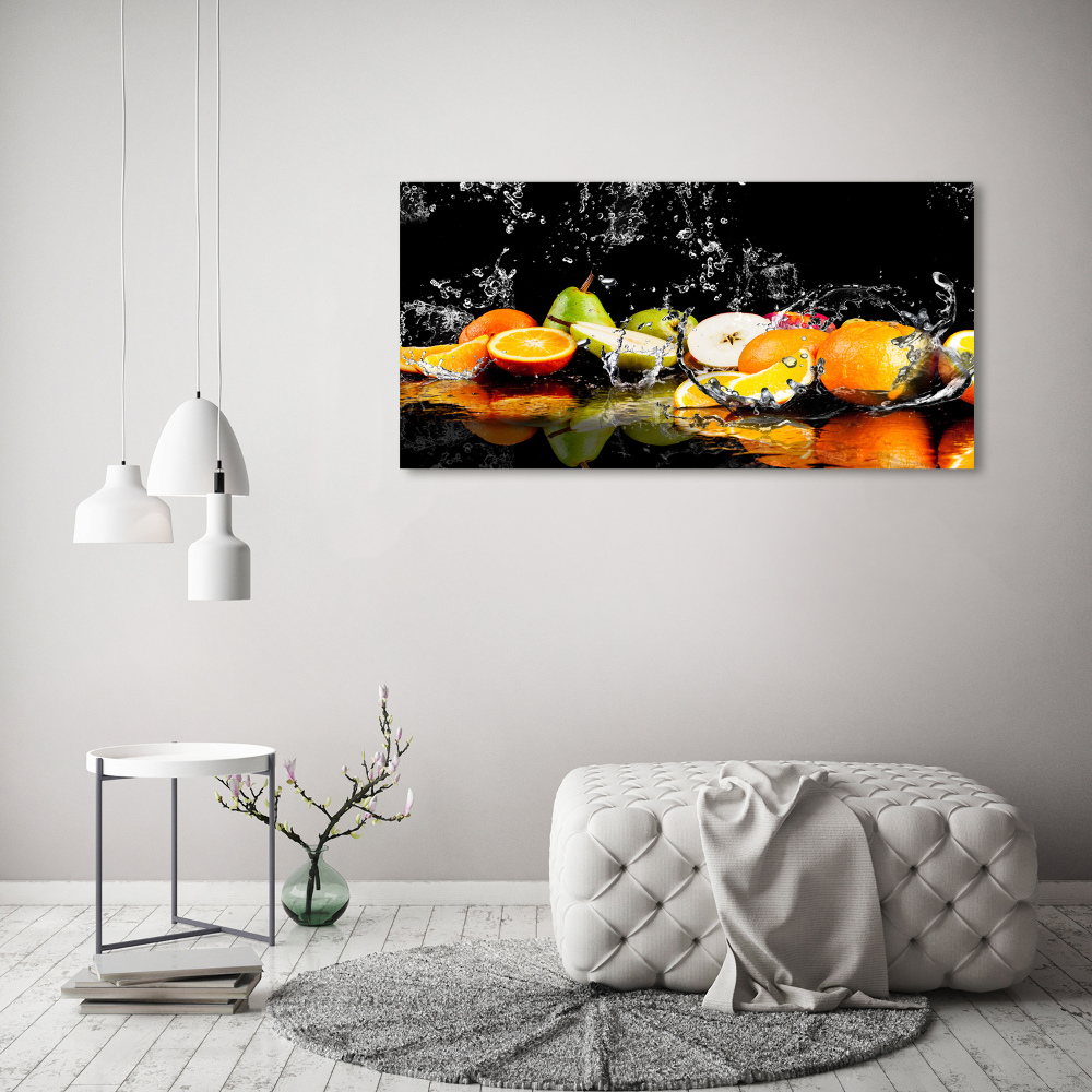 Canvas wall art Fruit and water