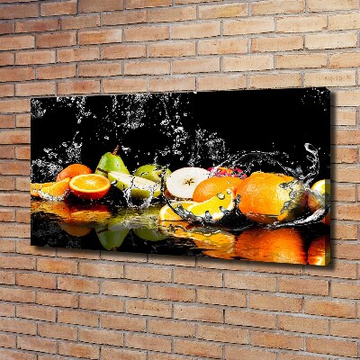 Canvas wall art Fruit and water